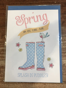 Scarlett Greetings Easter/Spring Card-Spring is in the Air