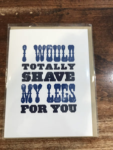 Tiramisu Paperie Blank Card-Totally Shave
