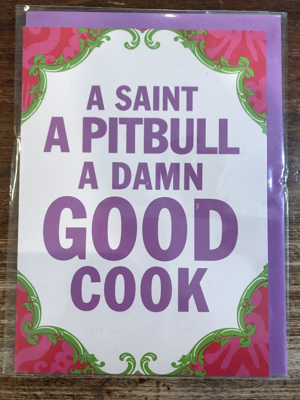 Calypso Mother's Day Card-Saint Pitbull