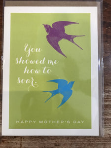 J Falkner Mother's Day Card-Mother's Day Birds
