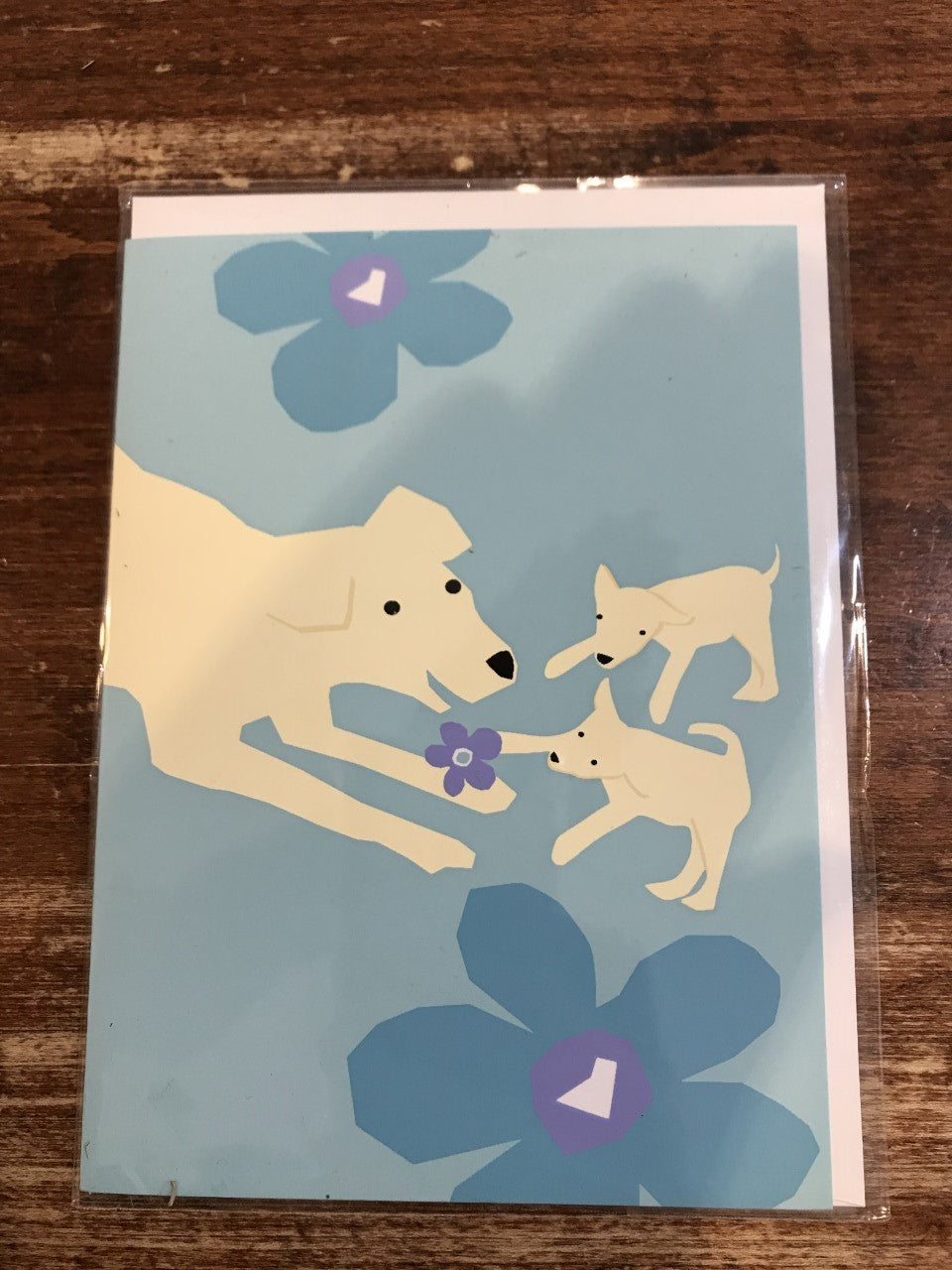 Great Arrow Mother's Day Card-Mom Dog and Pups