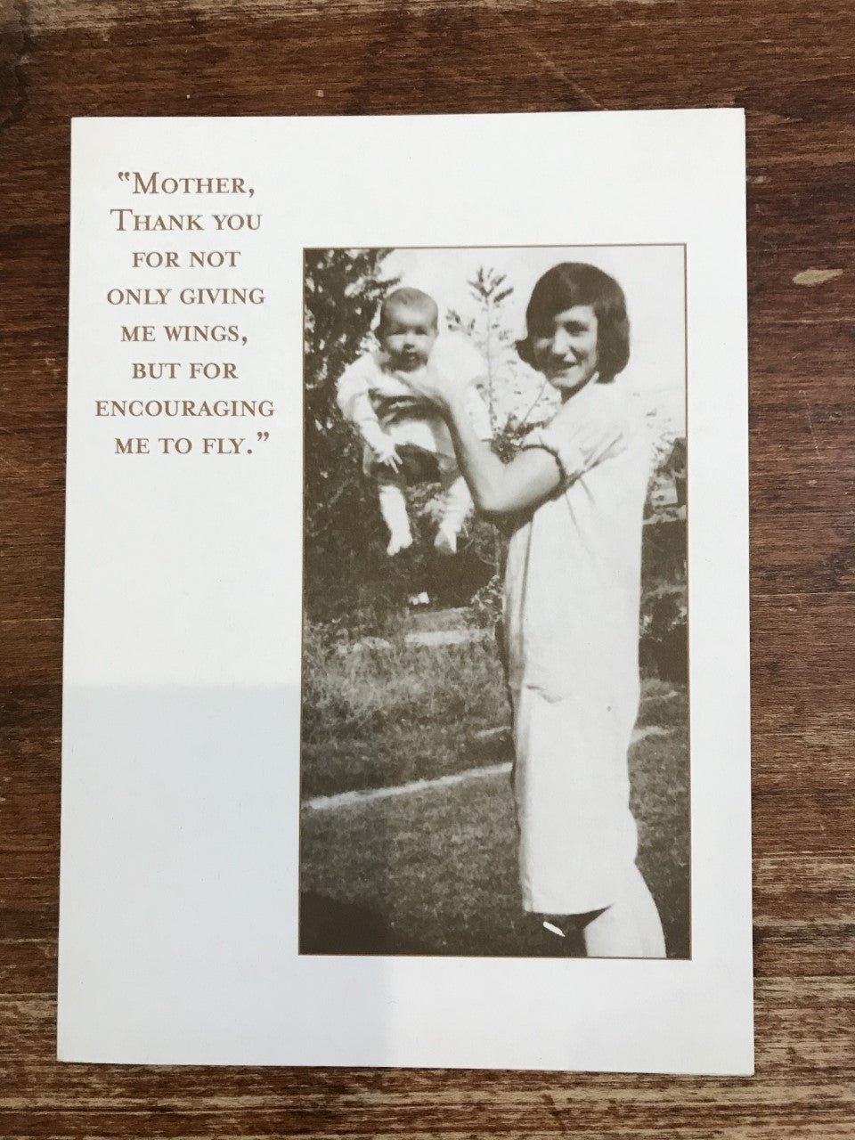 Shannon Martin Mother's Day Card-Giving Me Wings