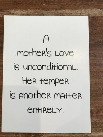 Retrospect Mother's Day Card-A Mother's Love