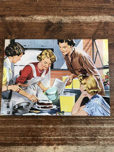 Retrospect Mother's Day Card-Ladies in Kitchen