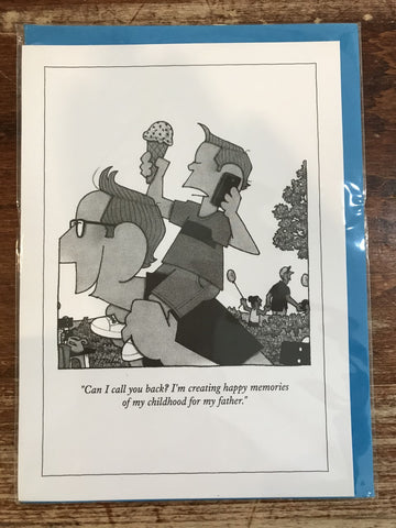 The New Yorker Father's Day Card-Can I Call You Back