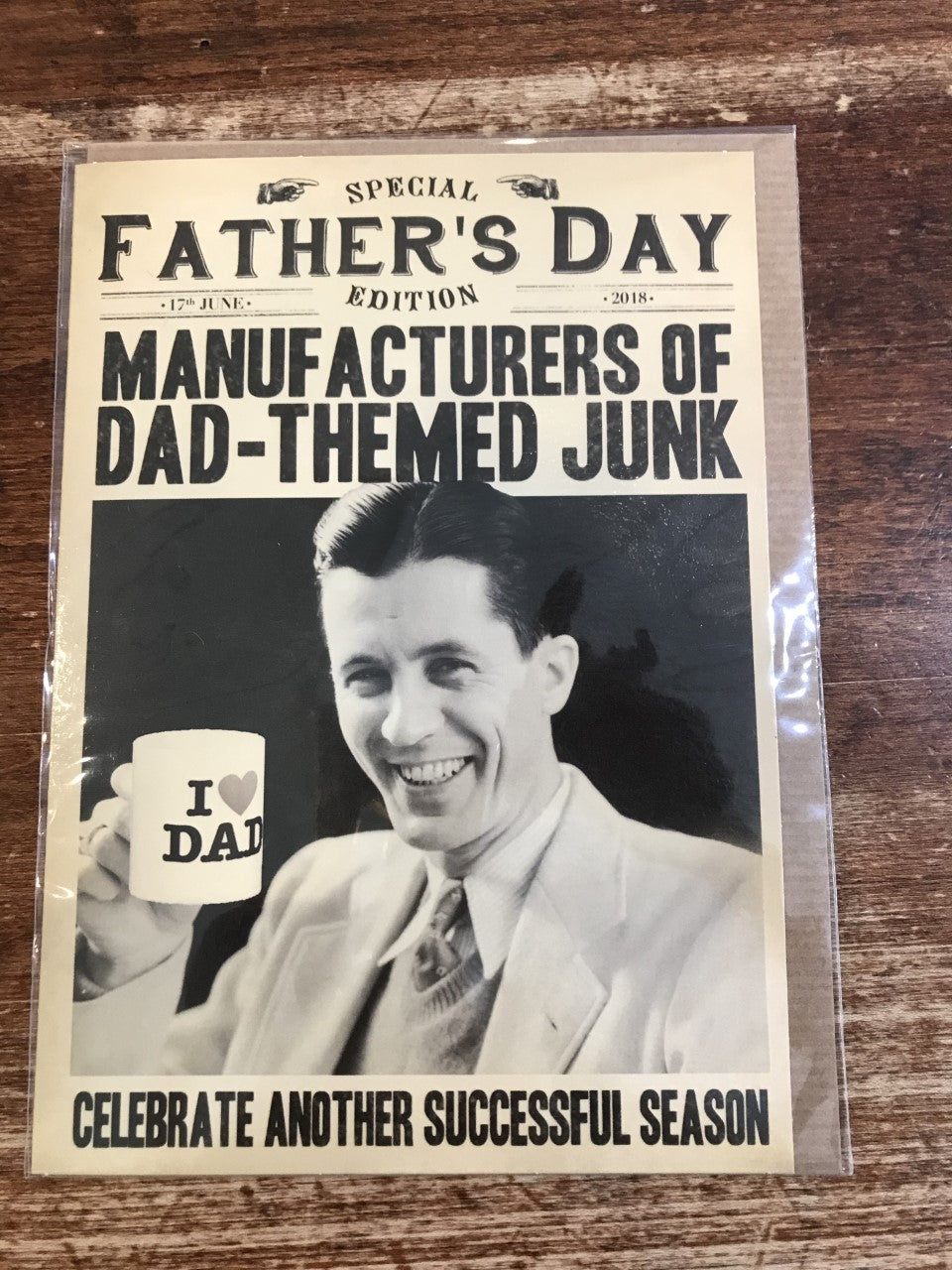 Pigment Productions Father Day Card-Dad Themed Junk