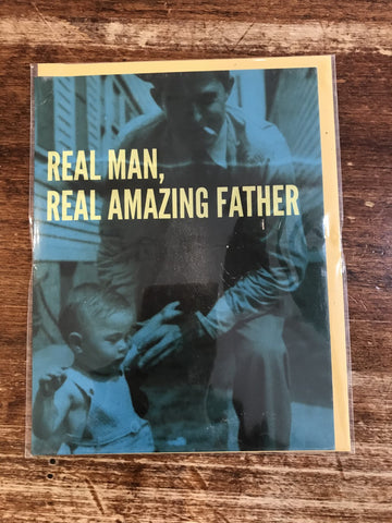 Middle Child Made Father's Day Card-Real Man