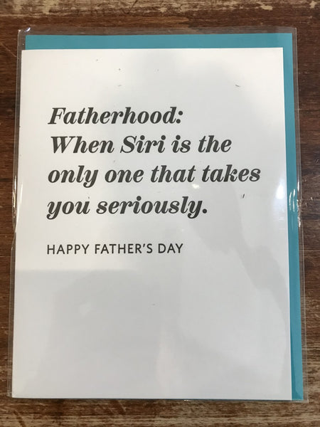417 Press Father's Day Card-Siri