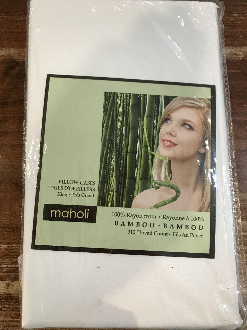 Maholi Bamboo Pillowcase-Solid-King-Set of 2