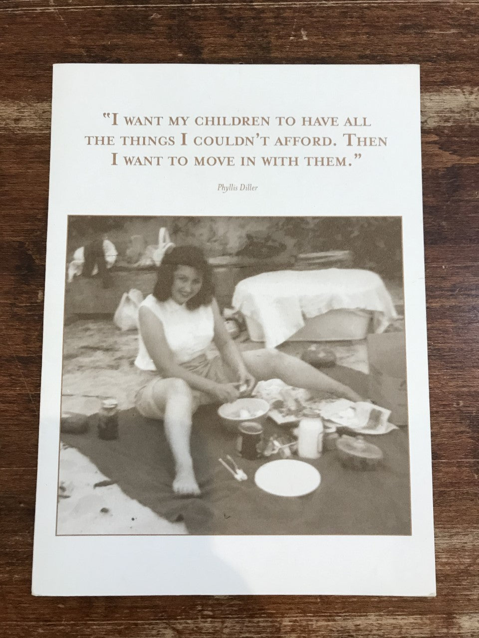 Shannon Martin Blank Card-I Want My Children to Have All the Things I Couldn't Afford