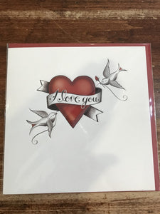 Portfolio Ltd Love Card-Love Birds