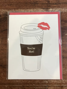 Designs by Val Love Card-You're Hot