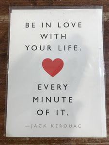 J Falkner Blank Card-Be in Love