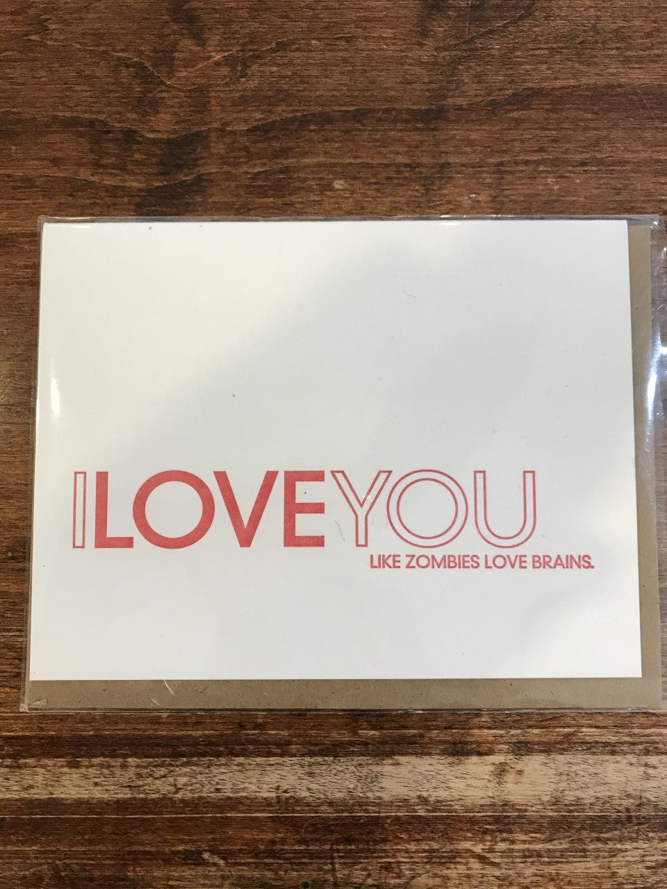 Sapling Press Love Card-Zombies