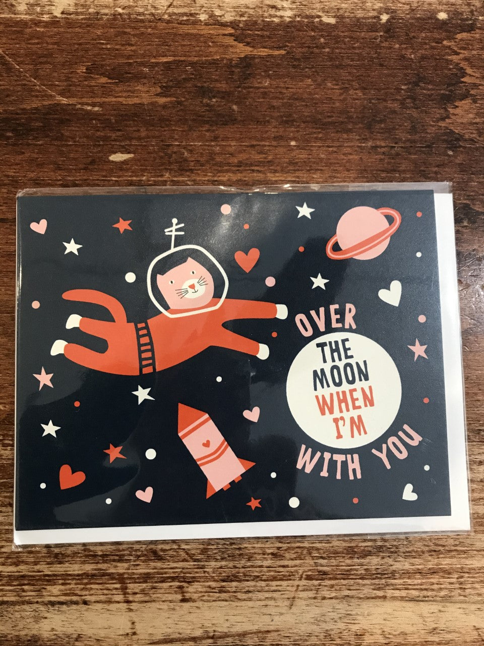 The Beautiful Project Love Card-Space Cats