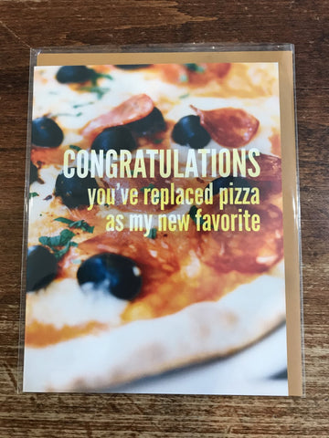 Middle Child Made Love/Friendship Card-Pizza Favourite