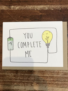 Cognitive Surplus Love/Friendship Card-Electric Circuit: You