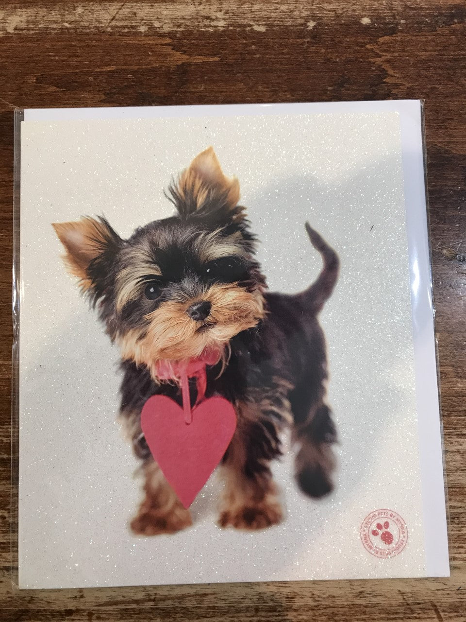 Portfolio Ltd. Love Card Puppy and Heart