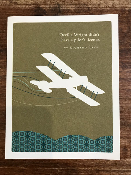 Compendium Encouragement/Graduation Card-Orville Wright