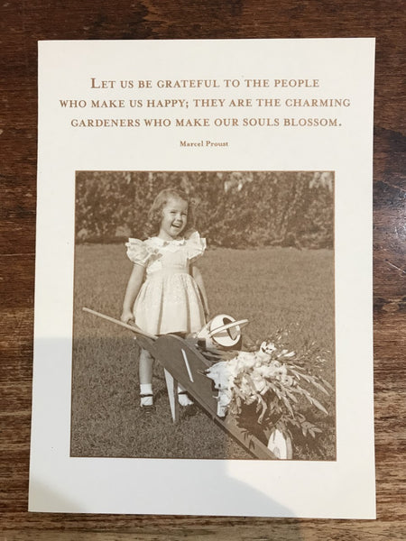 Shannon Martin Blank Card-Let Us Be Grateful