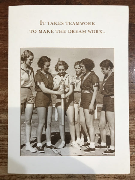 Shannon Martin Blank Card-Teamwork Dreamwork