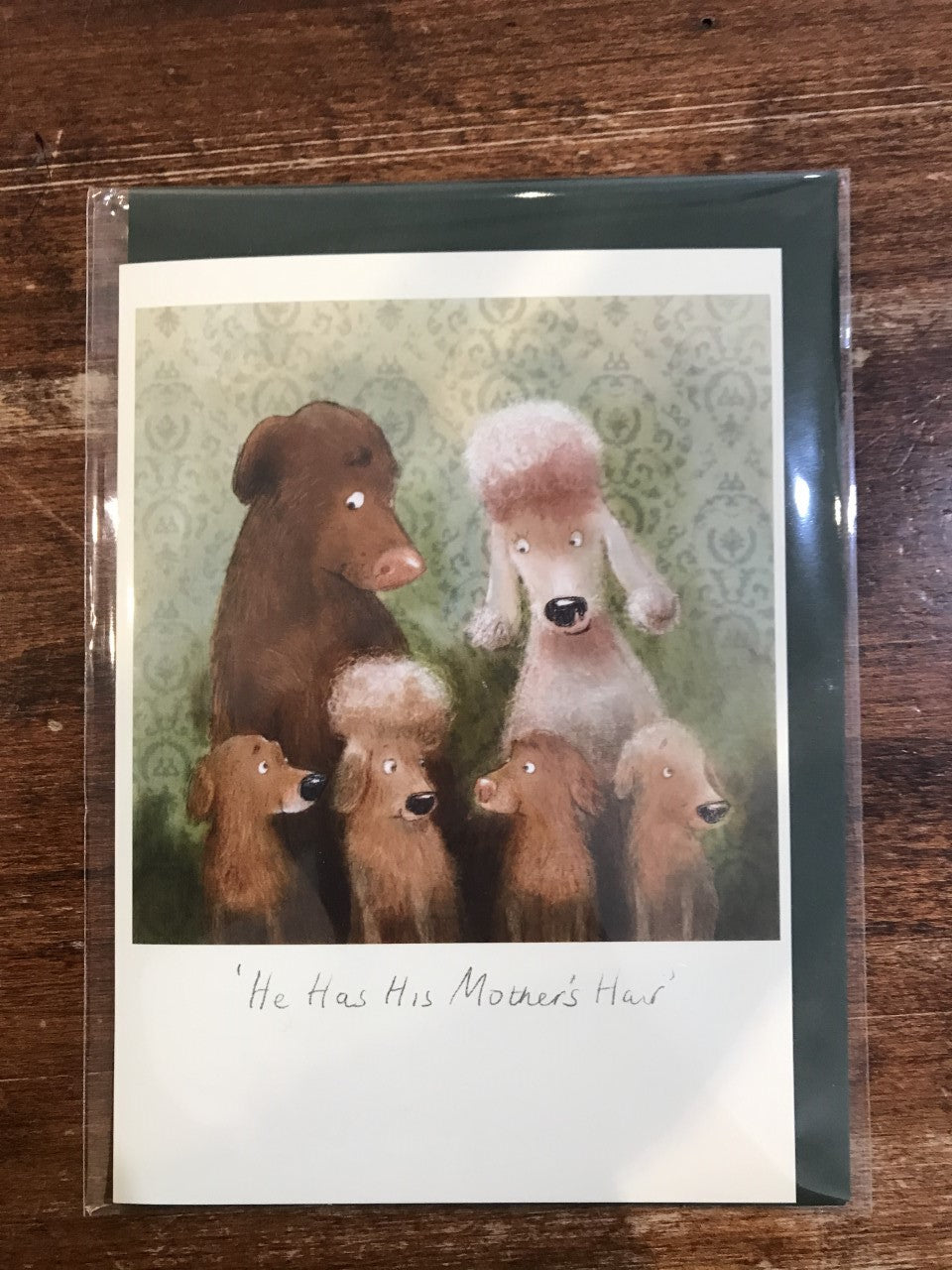 Two Bad Mice Blank Card-Mother's Hair