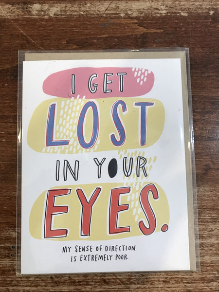 Emily McDowell Love Card-Lost in Your Eyes