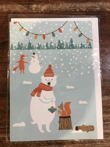 J&M Martinez Holiday Card-Snow Day