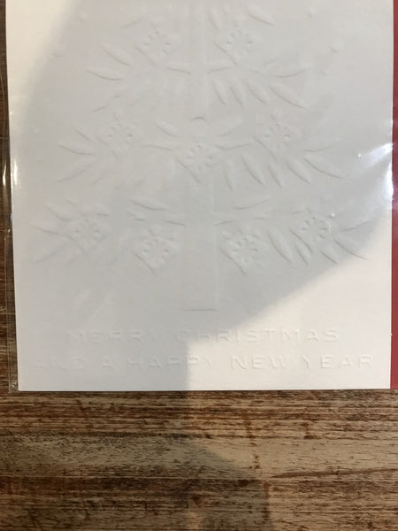 Quire Publishing Christmas Card-White Tree