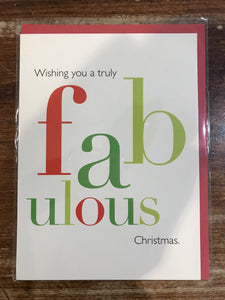 J Falkner Christmas Card-Fabulous Christmas