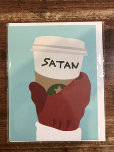 Halfpenny Postage Christmas Card-Spelling Santa