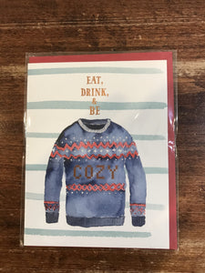 E. Frances Holiday Card-Cozy Sweater