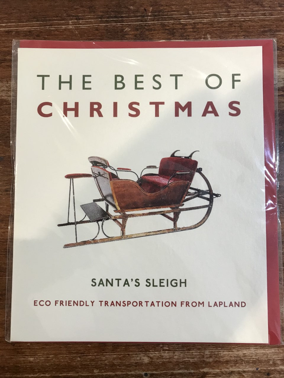 Portfolio Ltd. Christmas Card-Santa's Sleigh