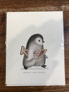 Dear Hancock Holiday Card-Gingerbread Fish
