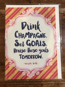 Calypso New Year's Card-New Goals