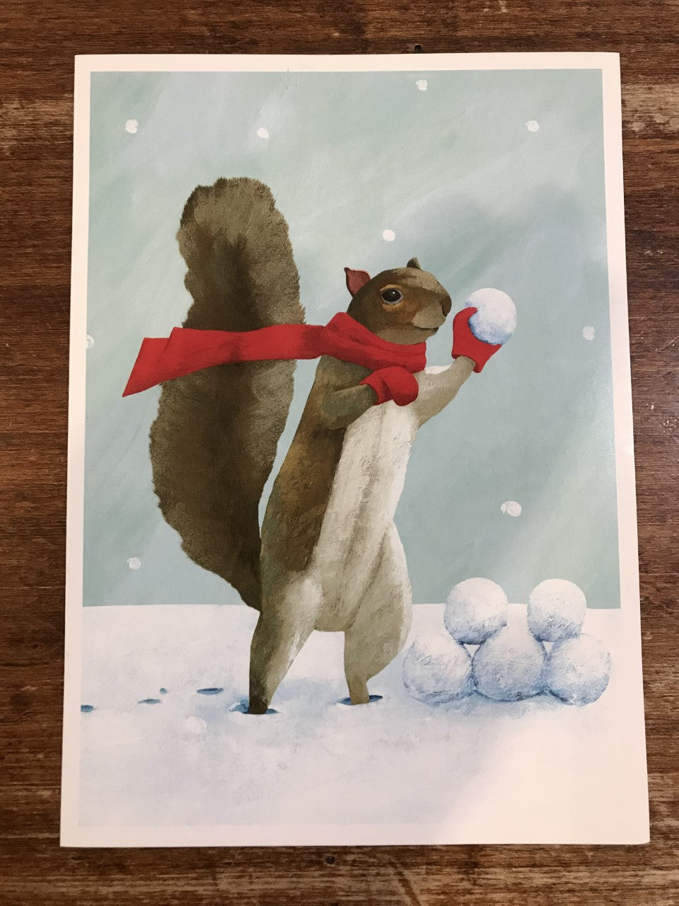 Allport Editions Holiday Card-Snowball Fight