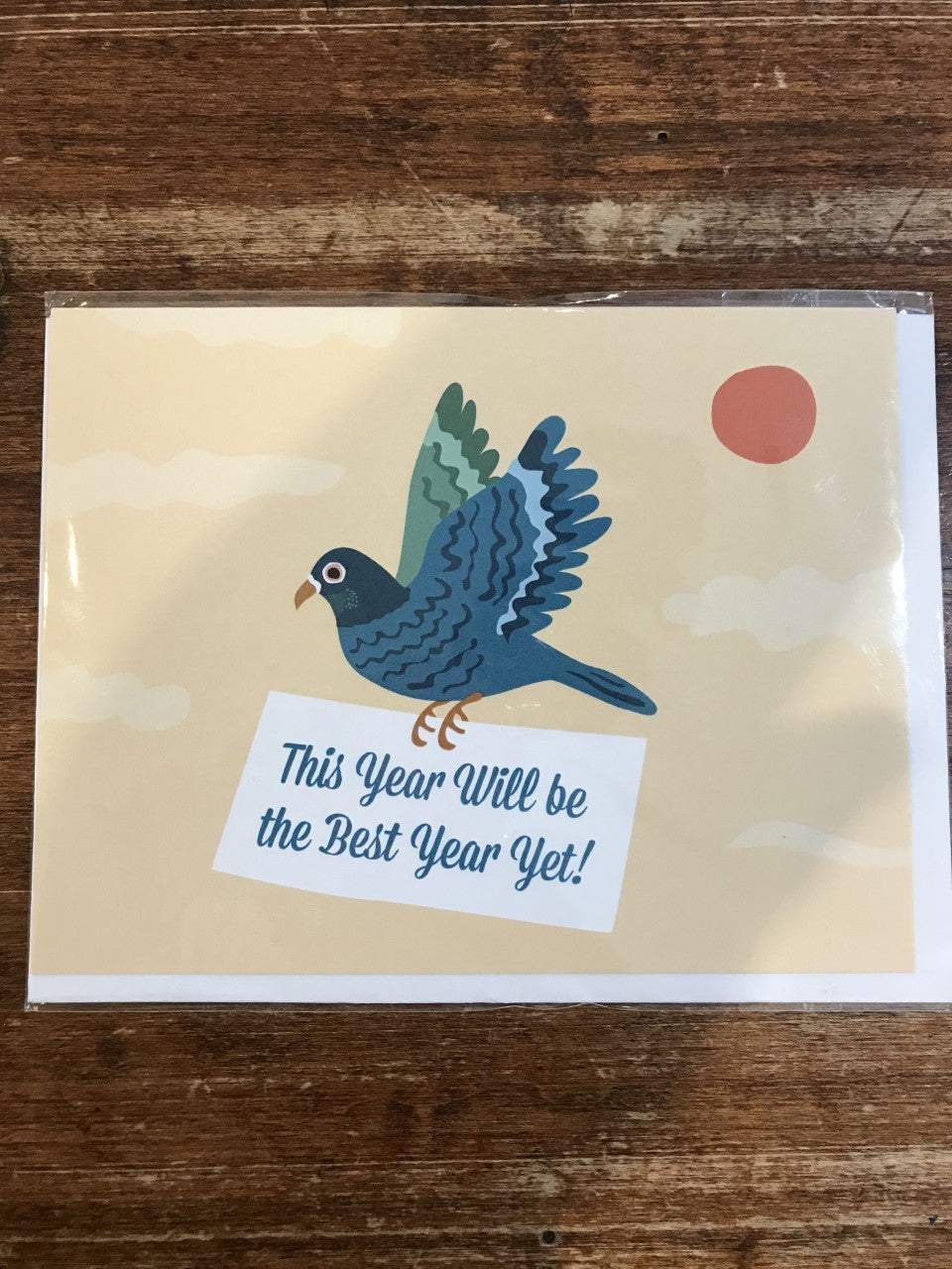 The Beautiful Project New Year's Card- New Year Pigeon