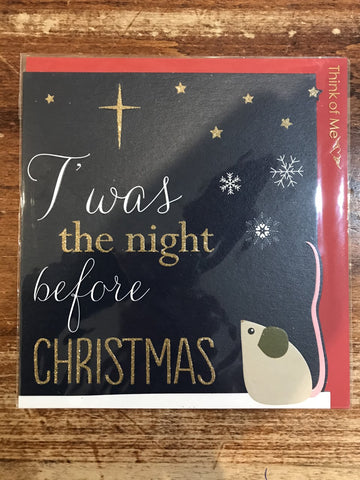 Think of Me Designs Christmas Card-Twas the Night Before Christmas