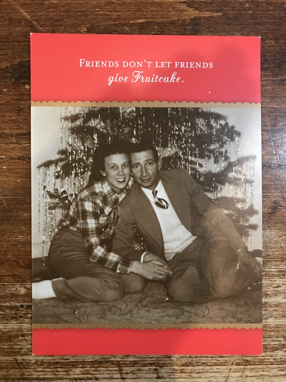 Shannon Martin Christmas Card-Don't Give Fruitcake