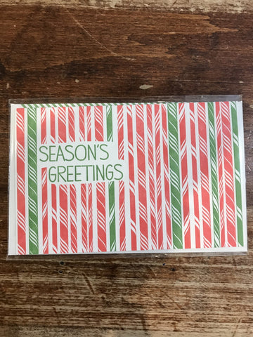 Smock Holiday Card-Candycane Greetings