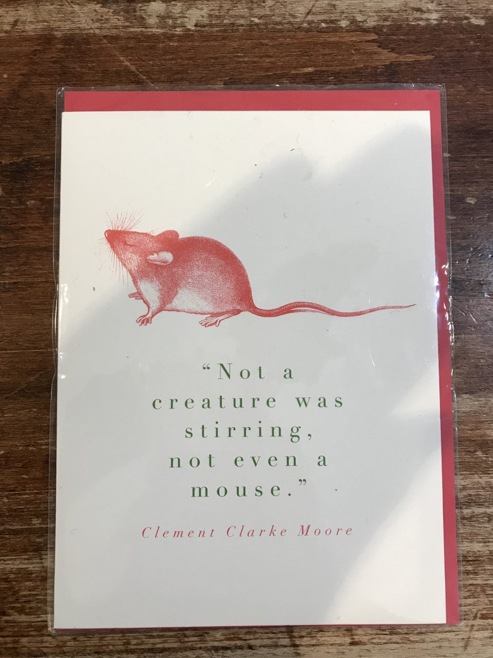 J Falkner Christmas Card-Holiday Mouse