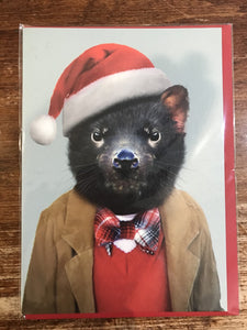 Lagom Design Holiday Card-Tasmanian Devil