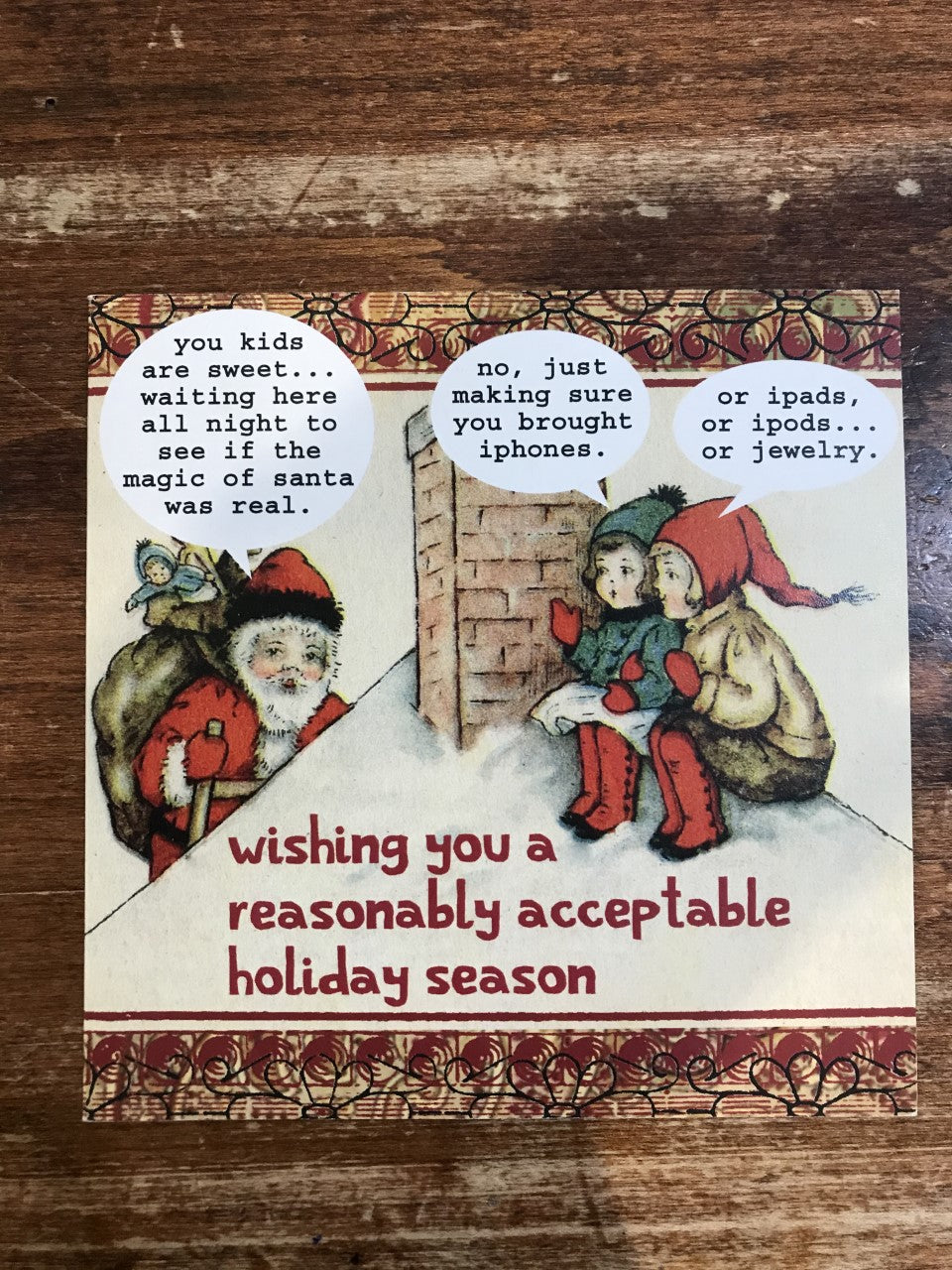 Peacerev Christmas Card-Reasonably Acceptable