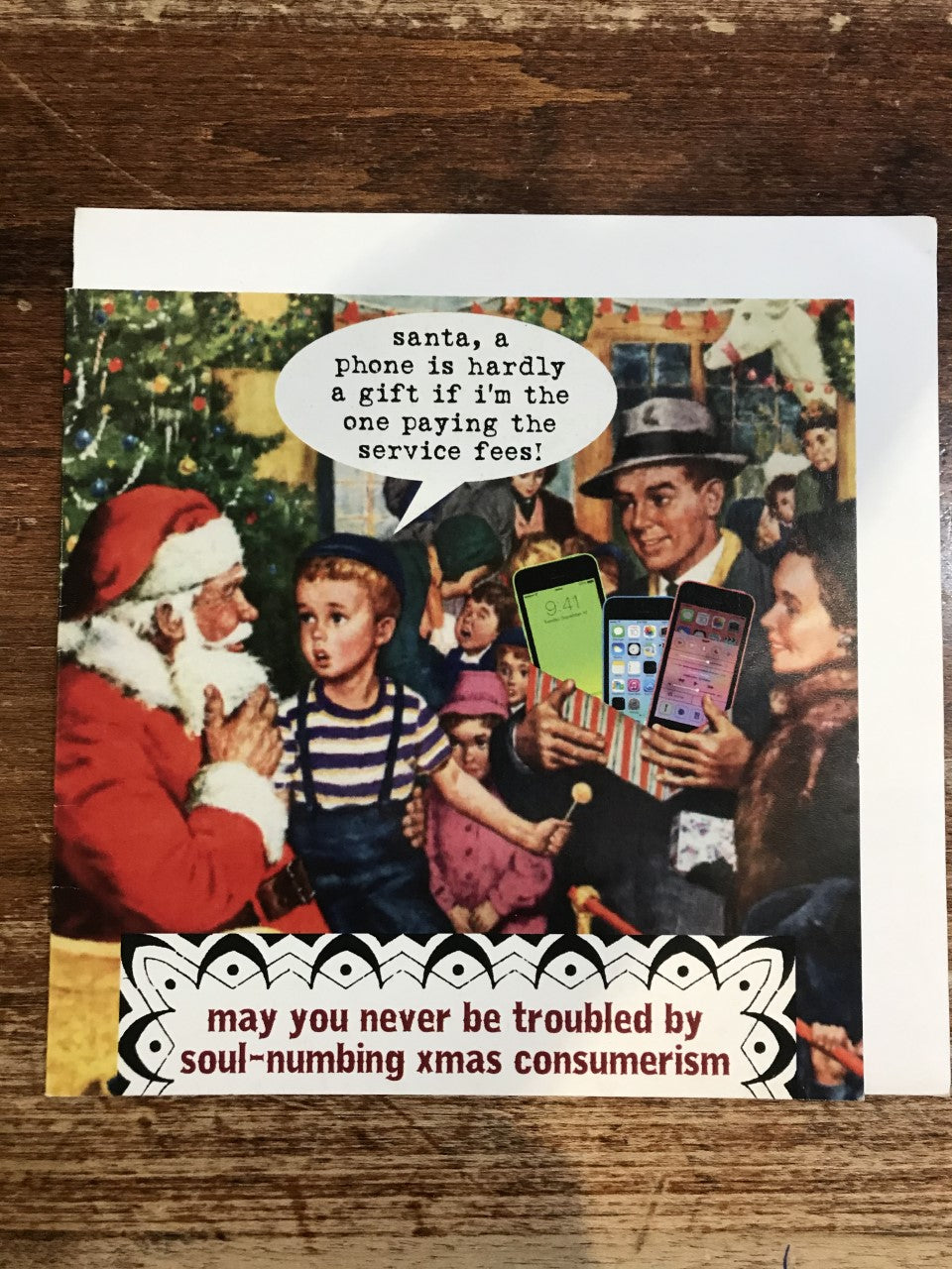 Peacerev Christmas Card-Christmas Consumerism