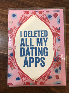 Calypso Valentine's Day Card-Dating Apps