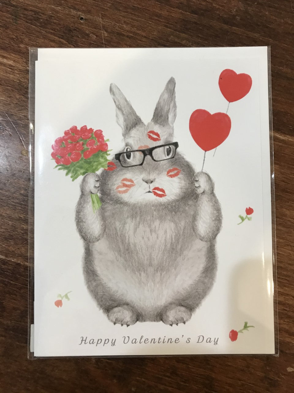 Dear Hancock Valentine's Card-Kisses and Flowers