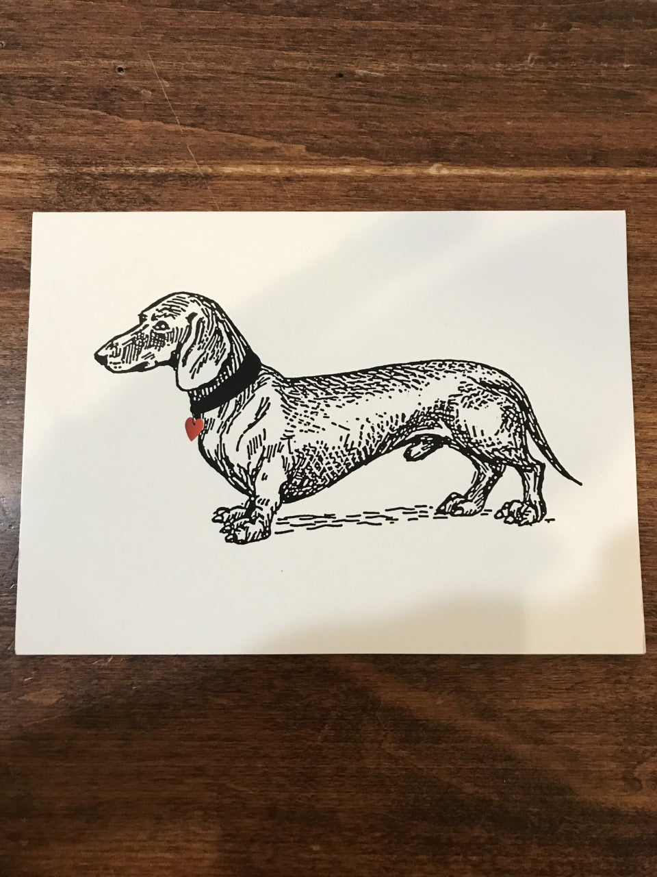 Retrospect Valentine's Day Card-Dachshund