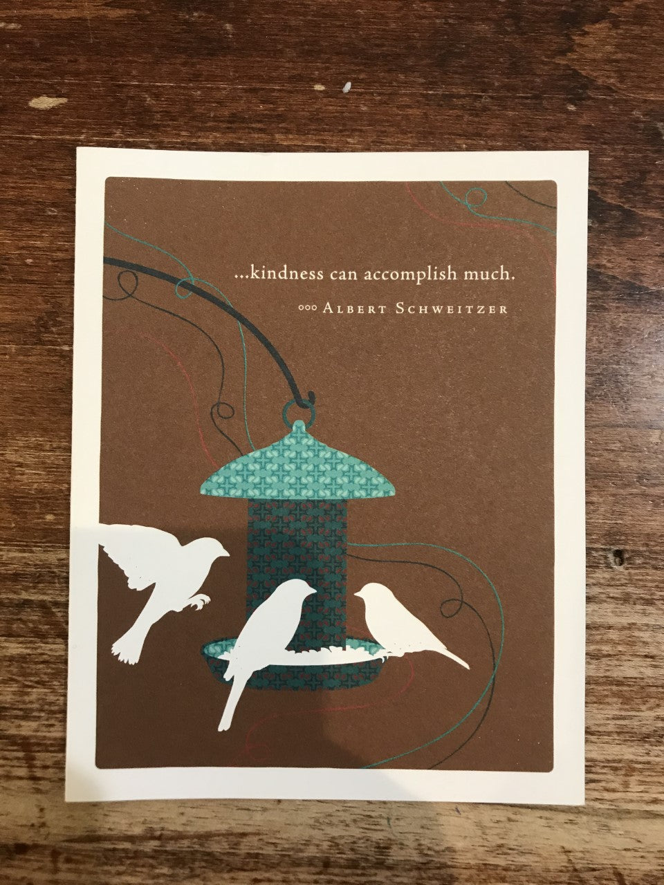 Compendium Thank You Card-Kindness Can Accomplish Much