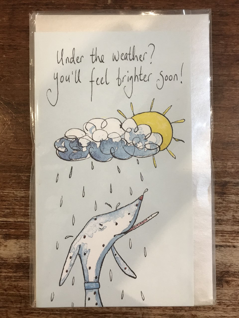 Two Bad Mice Get Well Card-Under the Weather