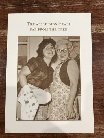 Shannon Martin Birthday Card-Apple Not Far From Tree
